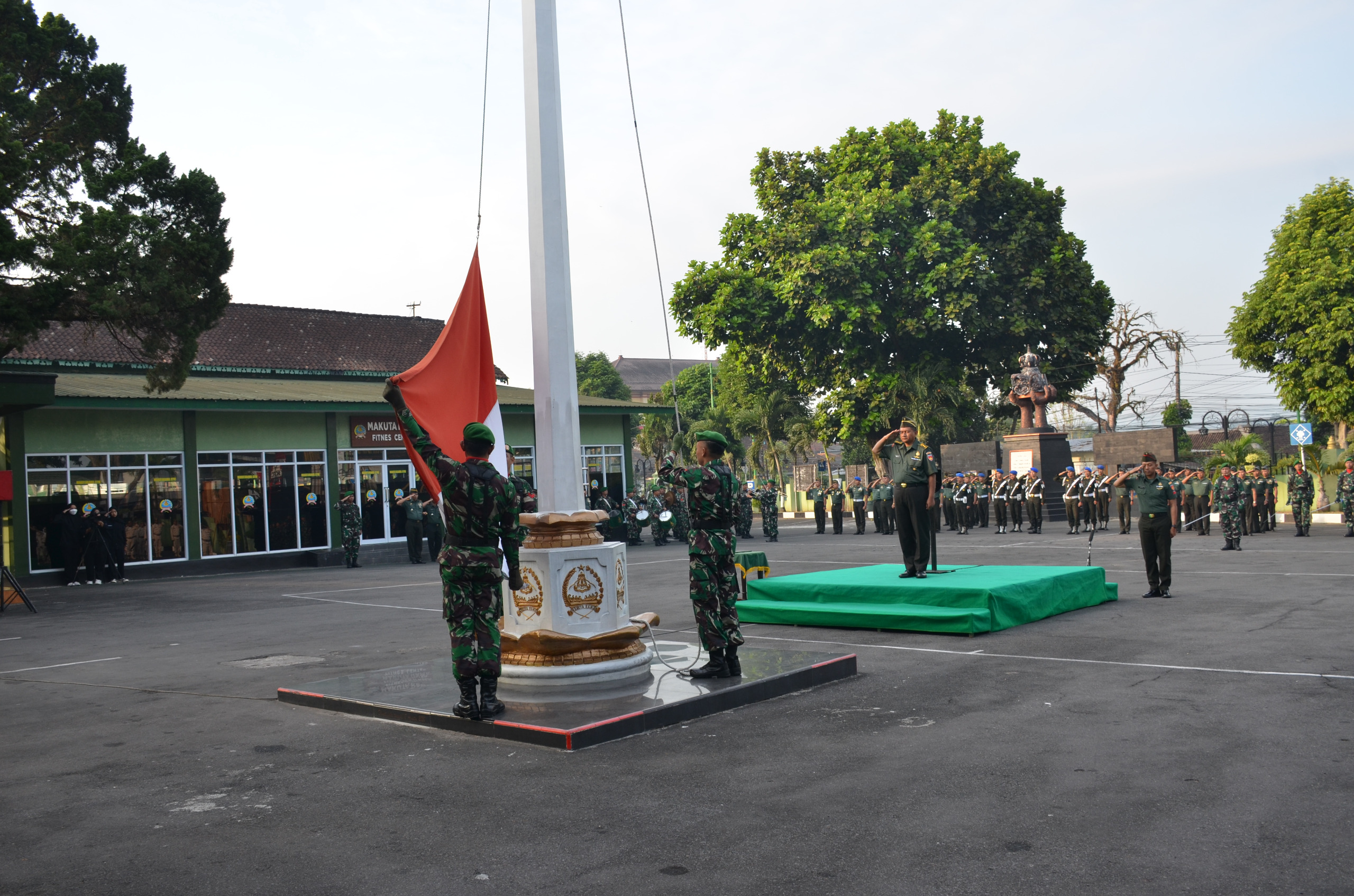 Korem 073/Makutarama Gelar Upacara Mingguan Setiap Hari Senin